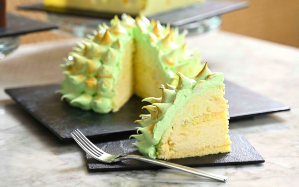 Durian Cake made with fresh durian