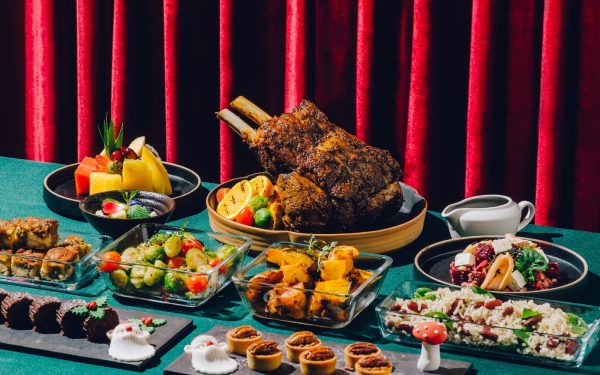 christmas savoury box beef lamb turkey hilton kl Brussels roasted vegetables and side dishes