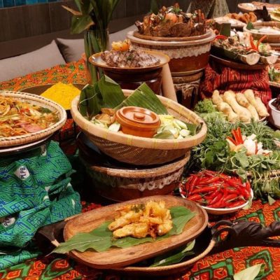 ramadan buffet with assorted of Malaysian cuisine