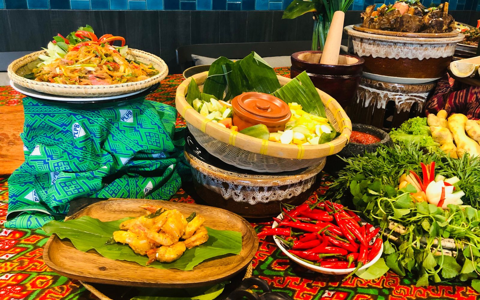 ramadan buffet with assorted of Malaysian cuisine