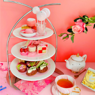 the lounge pink high tea hilton kl