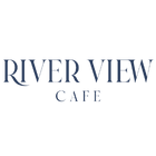 River View Cafe logo in blue color