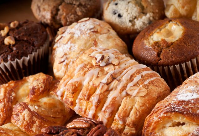 A variety of artisanal pastries.