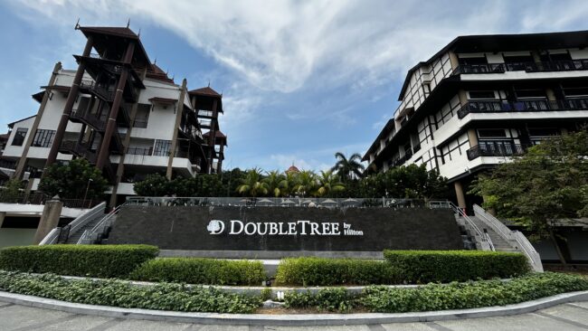 DoubleTree by Hilton Putrajaya Lakeside facade.