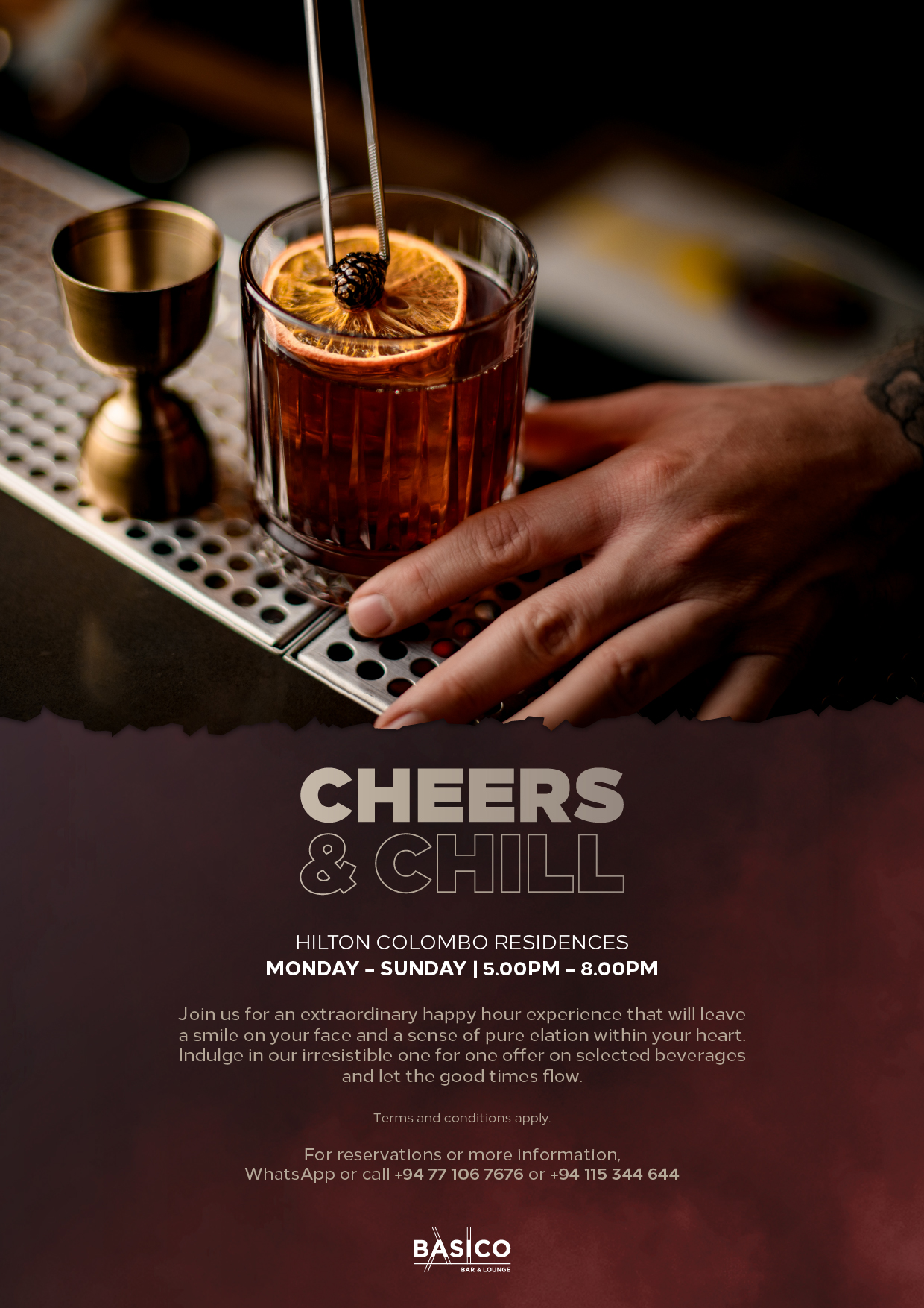 Basico Bar Lounge – Eat. Drink. Hilton.